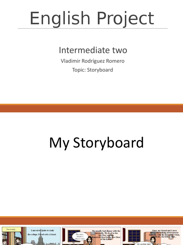 English Project: Intermediate Two | PDF