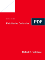 Felicidades - Ordinarias Por Rafael Valcarcel Adelanto Del Libro