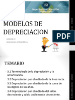 Modelos de Depreciacion