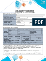 Guía para El Desarrollo Del Componente Práctico. Elaboración de Formulario Con Base en Las Variables Identificadas