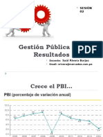 Sesión 02 Gestión Pública para Resultados 2016