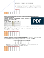 Exploramos Tablas de Verdad