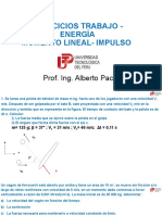 Miscelanea Energia Trabajo Momento Lineal Impulso