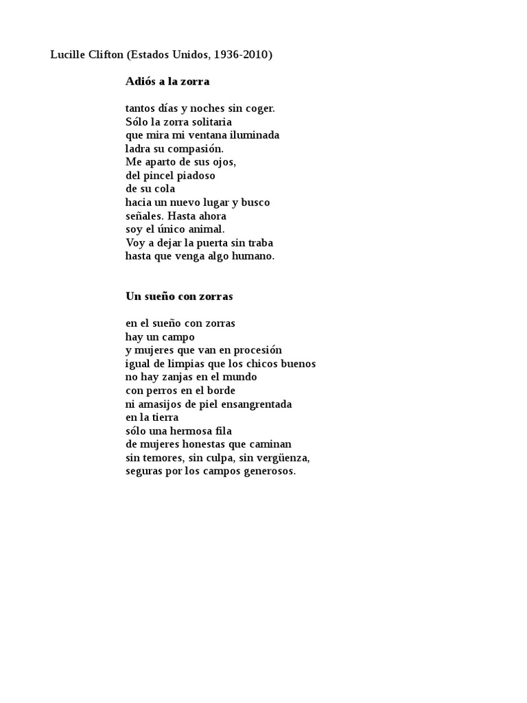 Lucille Clifton PDF