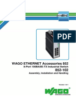 WAGO ETHERNET Accessories 852: Manual