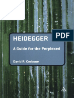 David R. Cerbone Heidegger. A Guide For The Perplexed (Guides For The Perplexed) 2008 PDF