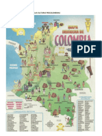 Mapa de Colombia Lo Precolombino