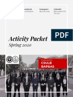 Spring 2020 Activity Packet