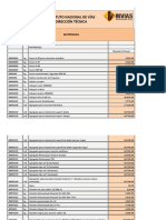 Cotización Materiales PDF