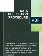 Data Collection Procedure