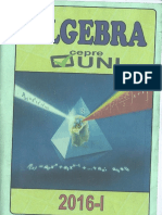 CepreUNI - Algebra Material de Estudio 2016-I PDF