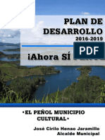 Plan de Desarrollo 2016-2019 de El Peñol