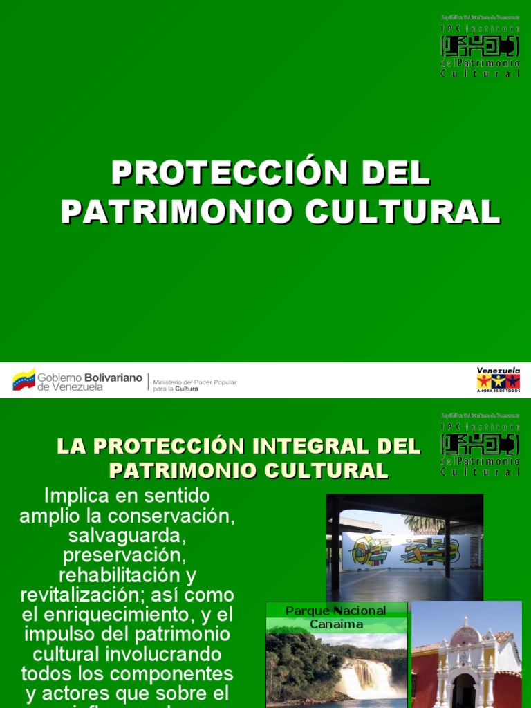 7 Proteccion Del Cultural | PDF | Patrimonio cultural | Science