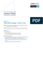 PDF - Official Sat Practice Lesson Plan Essay Part Two