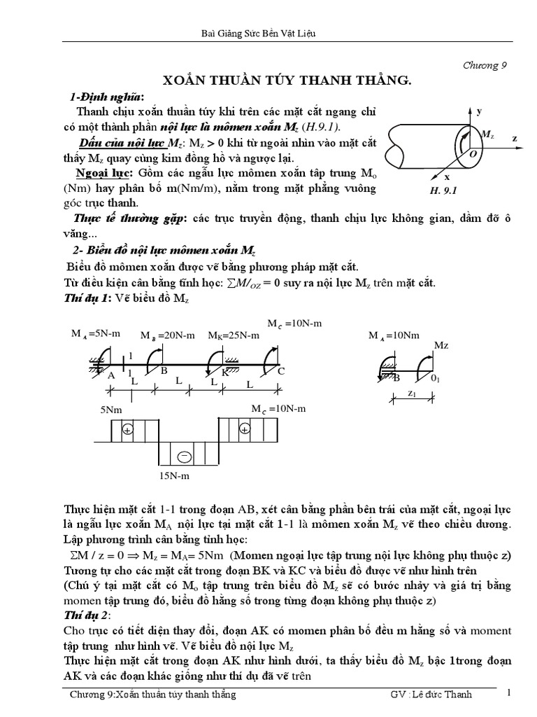 CHƯƠNG 9. XOẮN THUẦN TÚY THANH PHẲNG | PDF - Scribd
