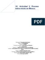 M12. U1. S1. Actividad 2. Proceso Penal Inquisitivo-Mixto en México