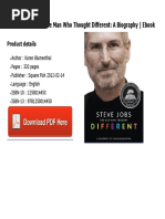 Steve Jobs The Man Who Thought Different A PDF