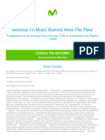 Movistar Fri Music Buenos Aires Fito Paez: Código Fri-4097Smin