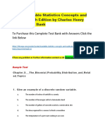 Understandable Statistics Concepts and Methods 12th Edition by Charles Henry Brase - Test Bank