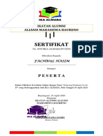 Sertifikat Peserta Talkshow Kesehatan 2020 PDF