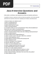 Java 8 Interview Questions and Answers: Java Guides Ramesh Fadatare