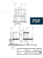 Fachada Principal Esc: 1:75: Casa Ed Br. Macarena Paredes Br. Macarena Paredes