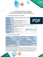 Guía de Actividades y Rúbrica Cualitativa de Evaluación - Fase 1 - Reflexión