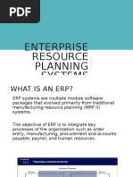 Enterprise Resource Planning Systems