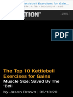 The Top 10 Kettlebell Exercises For Gains