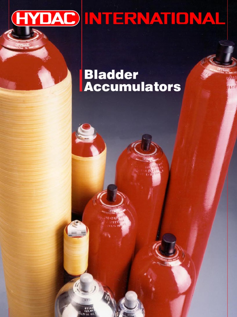 Bladder Accumulators HYDAC Gases Pump