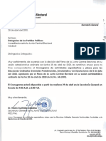 Cronograma de Actividades Organizativas y Plazos Elecciones Generales Del 5 de Julio Del 2020