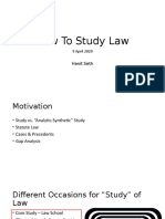 How To Study Law