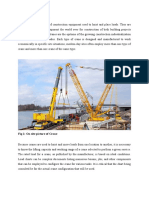 Fig 1: On Site Picture of Crane