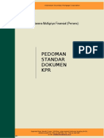 Pedoman Standar Dokumen KPR: PT Sarana Multigriya Finansial (Persero)
