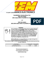 Installation Instructions For:: EMS P/N 30-6820 2004 Subaru WRX STI (USDM 2.5L Turbo)