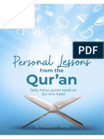 Personal Lessons From The Qur'an
