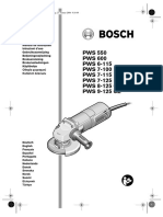 Meuleuse 125mm Bosch Pws 750 125 750 W PDF