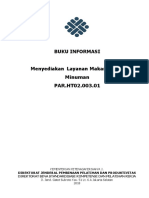 Buku Informasi Menyediakan Layanan Makanan Dan Minuman (Sifa Ok)