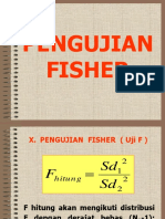 Pengujian Fisher