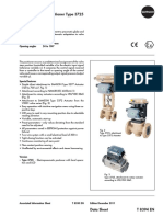 Series 3725 Electropneumatic Positioner Type 3725: Application