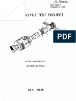 Design Characteristics For Apollo and Soyuz