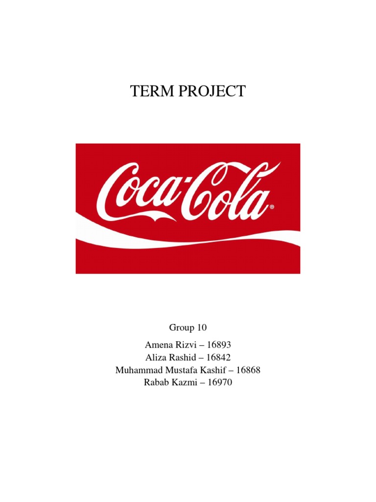 Final Term Project | PDF | Coca Cola | The Coca Cola Company