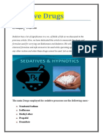Sedative Drugs Guide: Nembutal, Isoflurane, Propofol