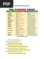 PASSIVE VOICE-self-study Exercises: 1. Put These Sentences Into The Passive. 1 People Don't Use This Road Very Often