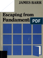 Barr, James - Escaping From fundamentalism-SCM Press (1984)