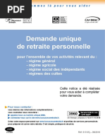 Demande de prestation de retraite publique | PDF