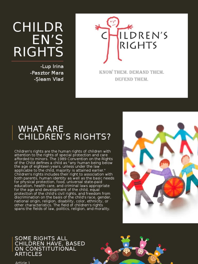 Children's Rights | PDF | Children's Rights | Government And Personhood