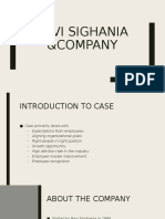 Sighania & Company Case