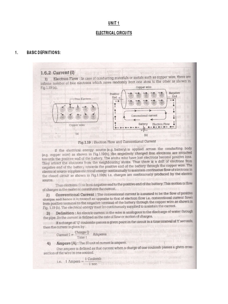 Basics of Electrical Circuits | PDF
