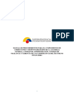 Manual de Procedimientos para Cooperativas Del Sector No Financiero - CC